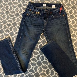 Men’s True Religion jeans in excellent condition.